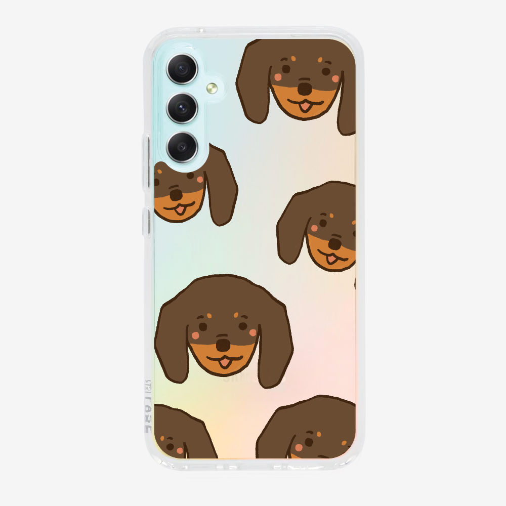 Brown Dachshund Wonderland Phone Case