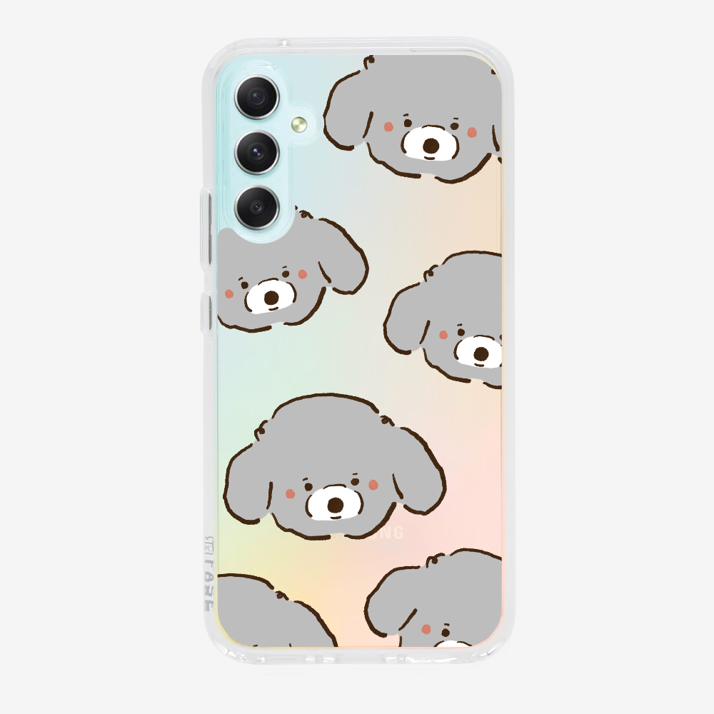 Grey Poodle Wonderland Phone Case