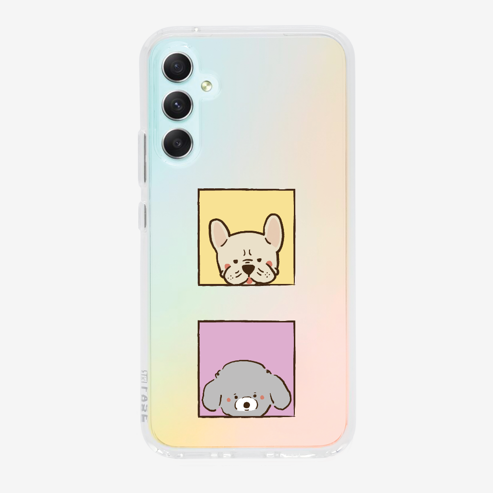 Bulldog and Poodle Phone Case