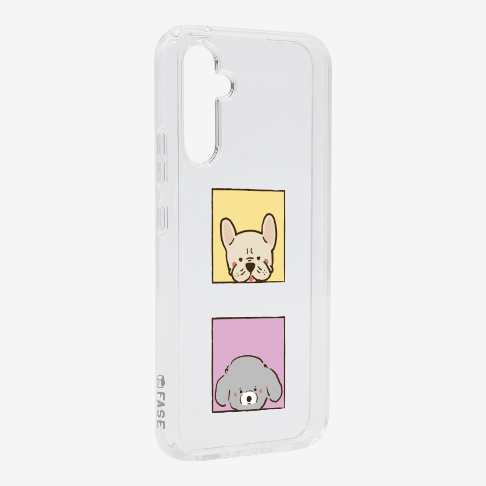 Bulldog and Poodle Phone Case