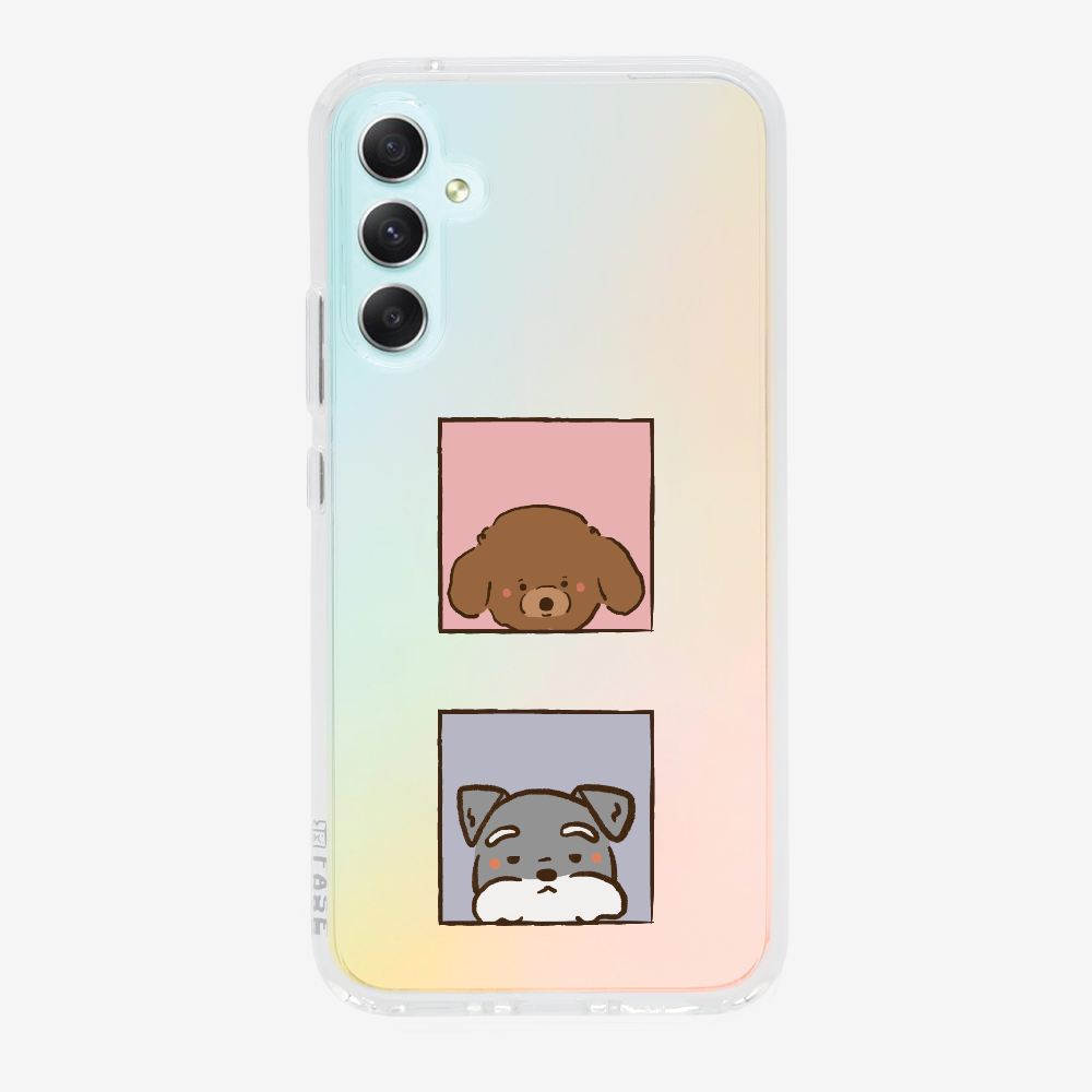 Poodle and Schnauzer Phone Case