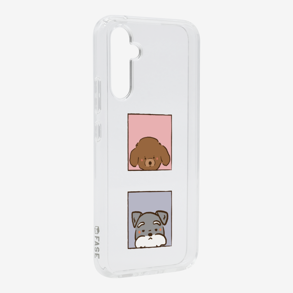 Poodle and Schnauzer Phone Case