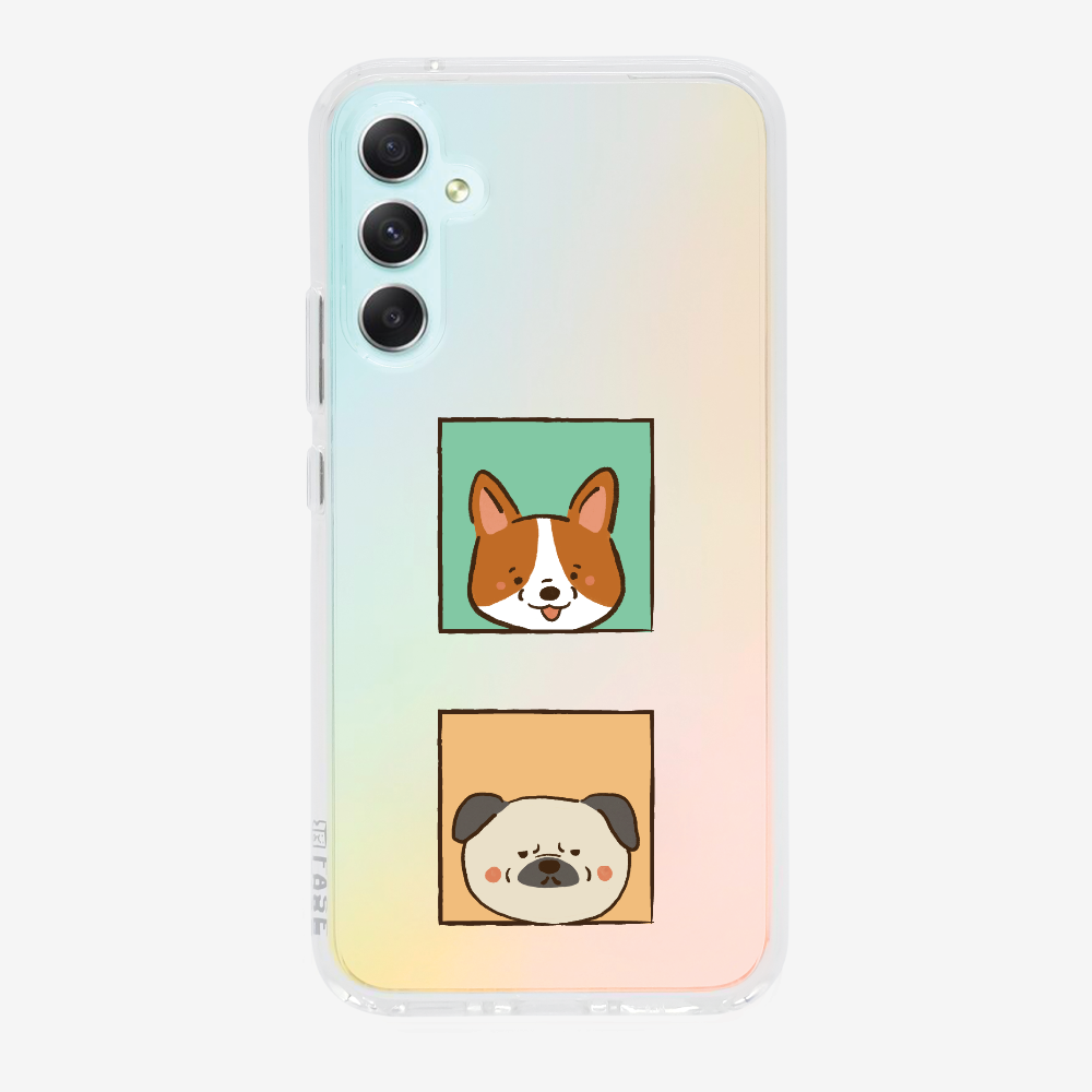 Corgi and Pug Phone Case