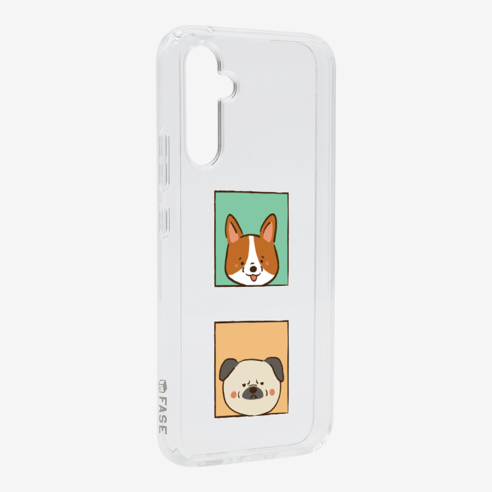 Corgi and Pug Phone Case