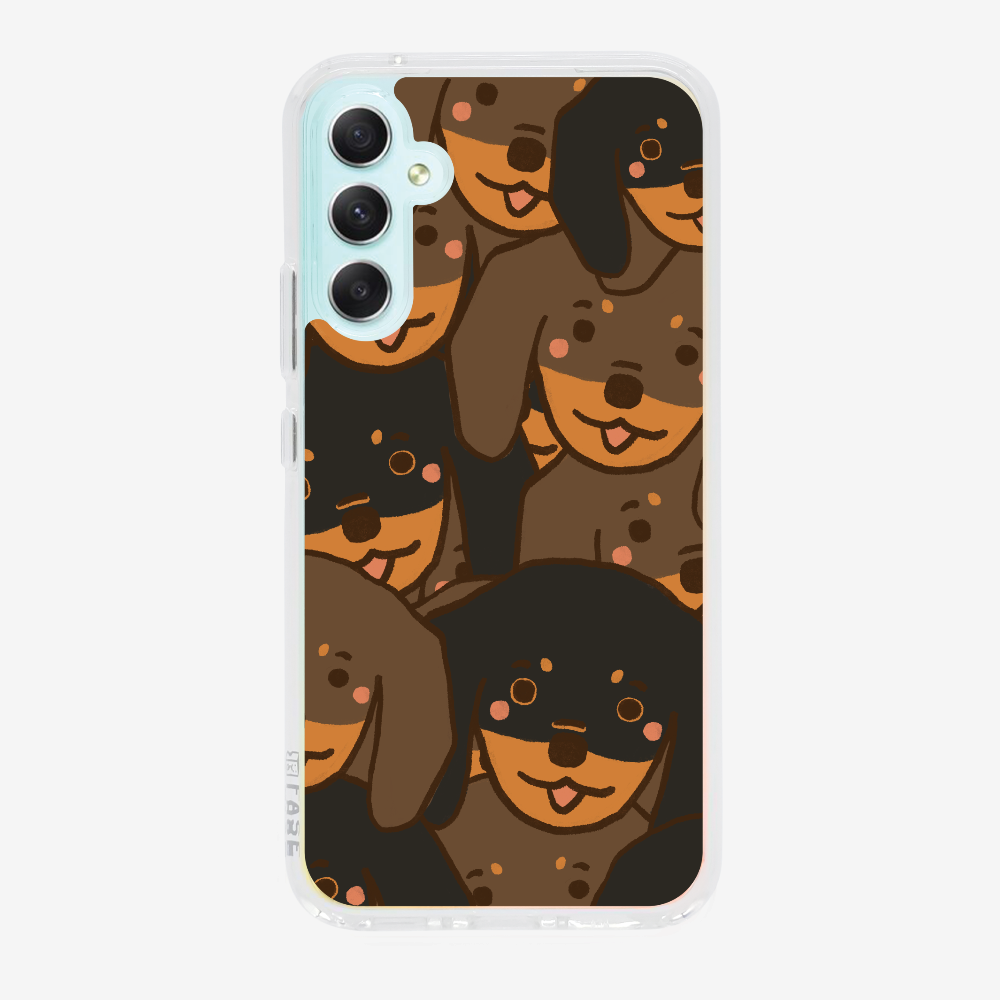 Crowded Dachshund Phone Case