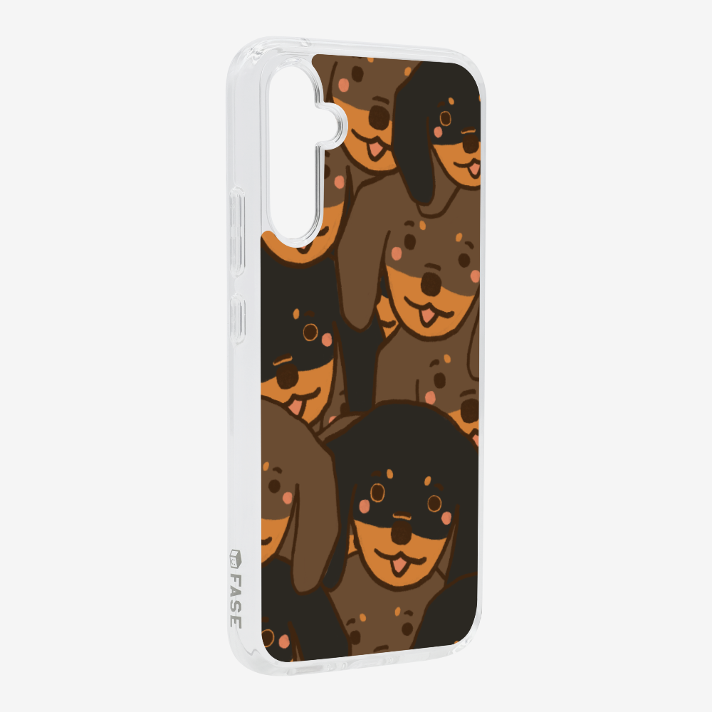 Crowded Dachshund Phone Case