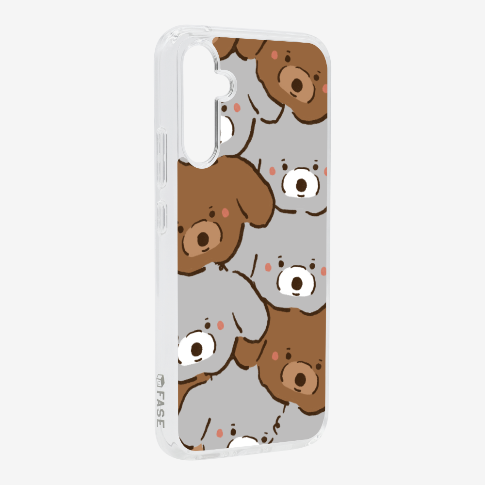 Crowded Poodle Phone Case