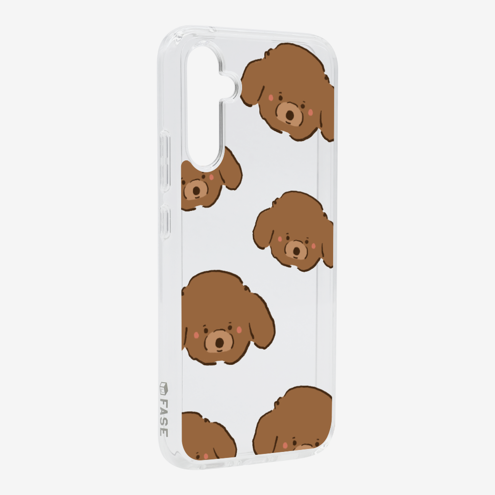 Brown Poodle Wonderland Phone Case