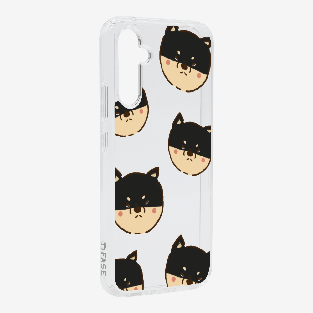 Black Shiba Wonderland Phone Case