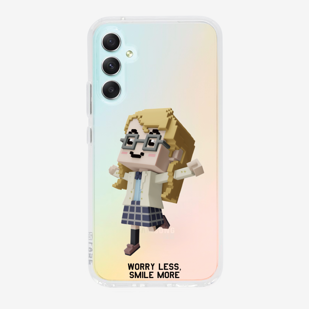 Worry Less, Smile More Phone Case