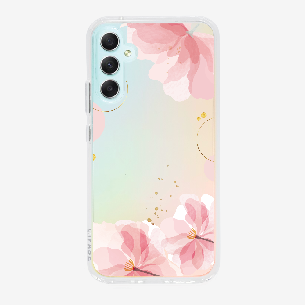 Pink Spring Floral (Transparent) Phone Case