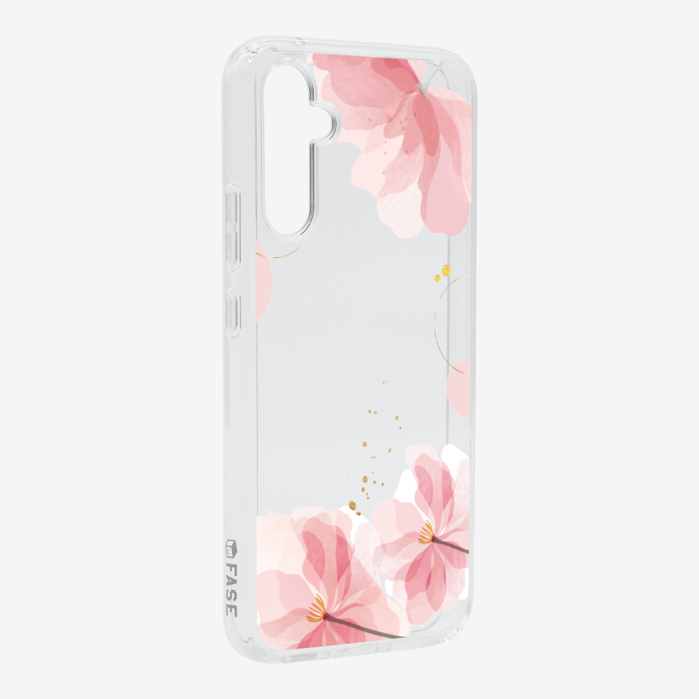 Pink Spring Floral (Transparent) Phone Case