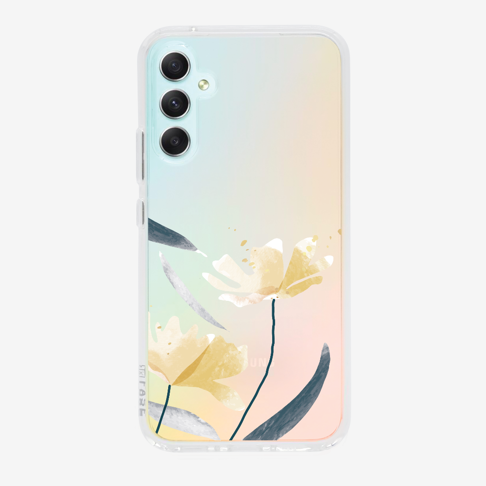 Golden Spring Floral (Transparent) Phone Case