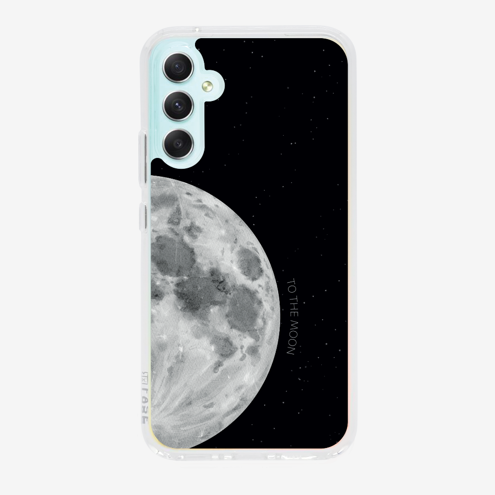 To The Moon (First Quarter) Phone Case