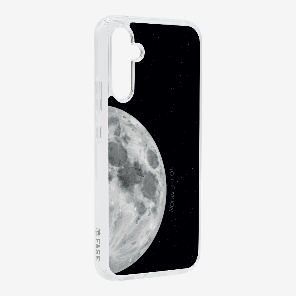 To The Moon (First Quarter) Phone Case