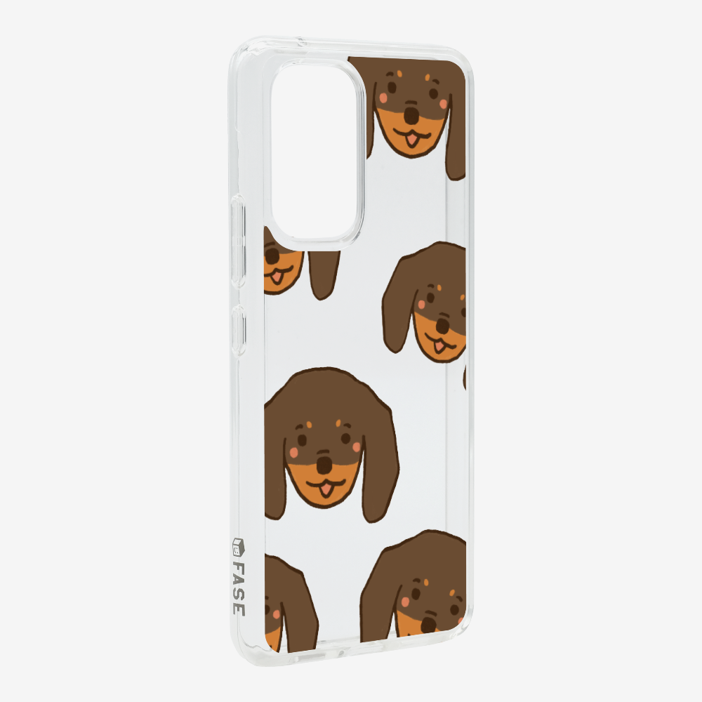 Brown Dachshund Wonderland Phone Case