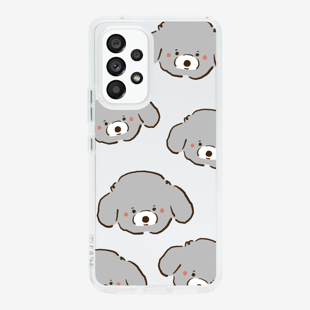 Grey Poodle Wonderland Phone Case