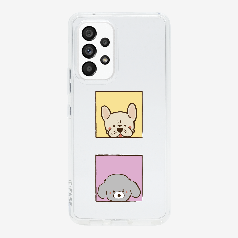 Bulldog and Poodle Phone Case