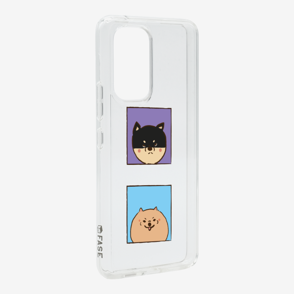 Shiba Inu and Pomeranian Phone Case