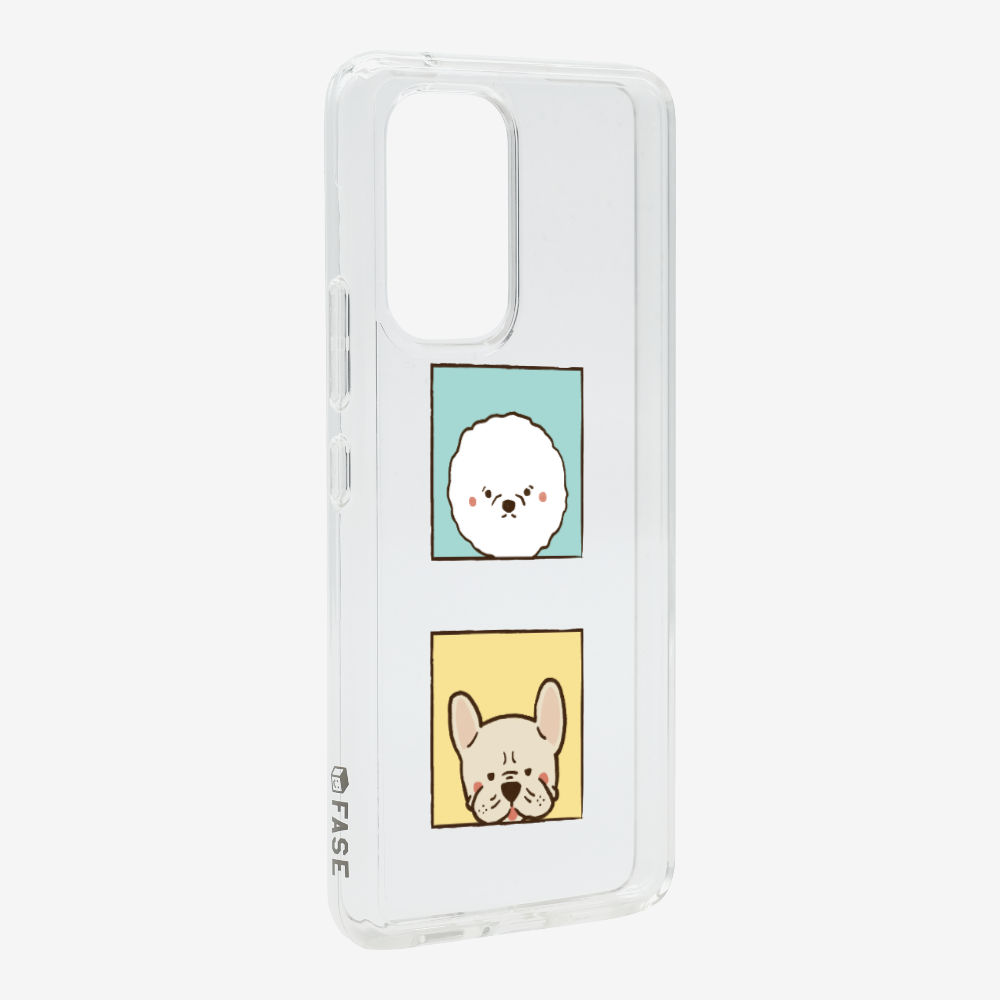 Bichon and Bulldog Phone Case