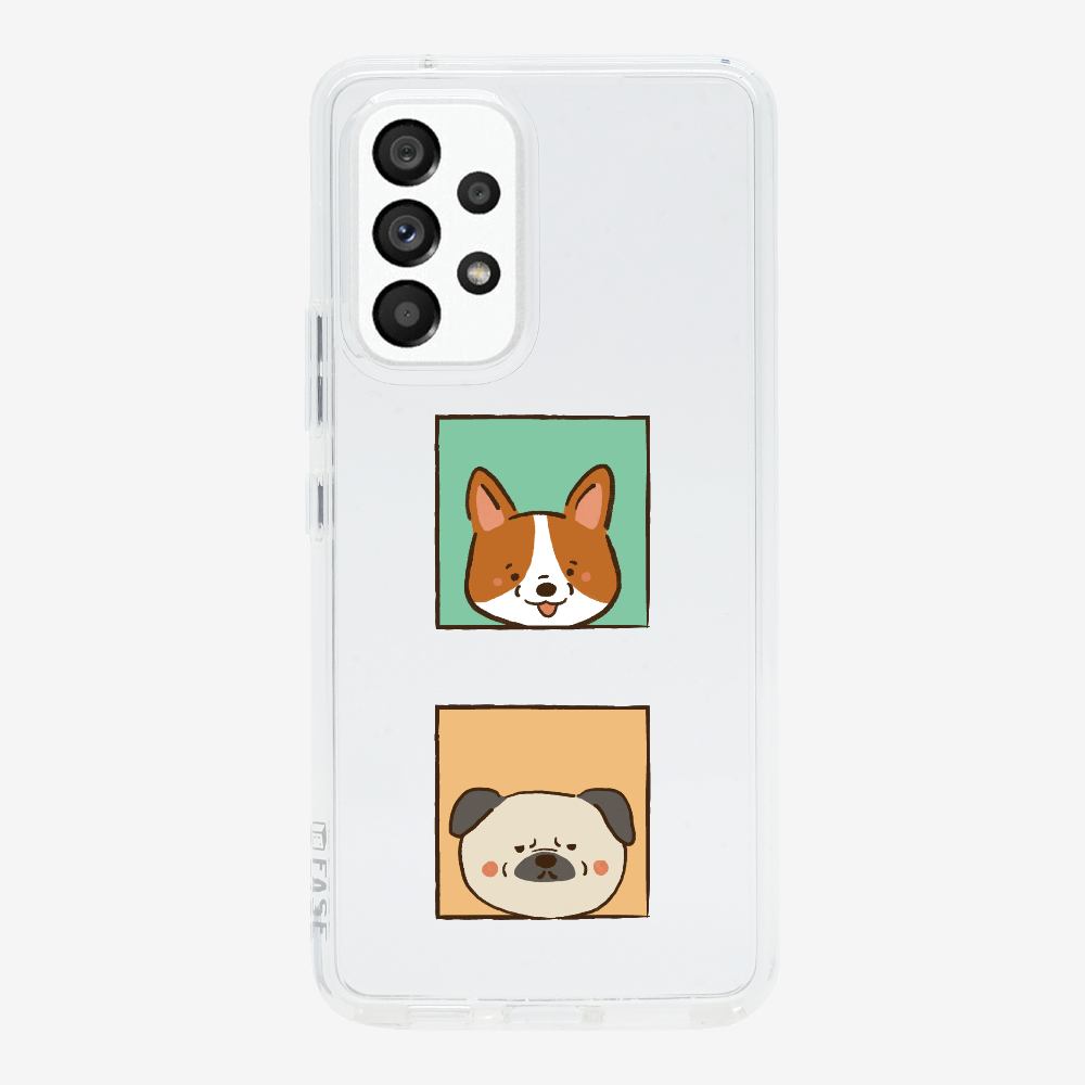 Corgi and Pug Phone Case