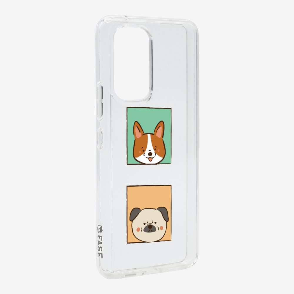 Corgi and Pug Phone Case