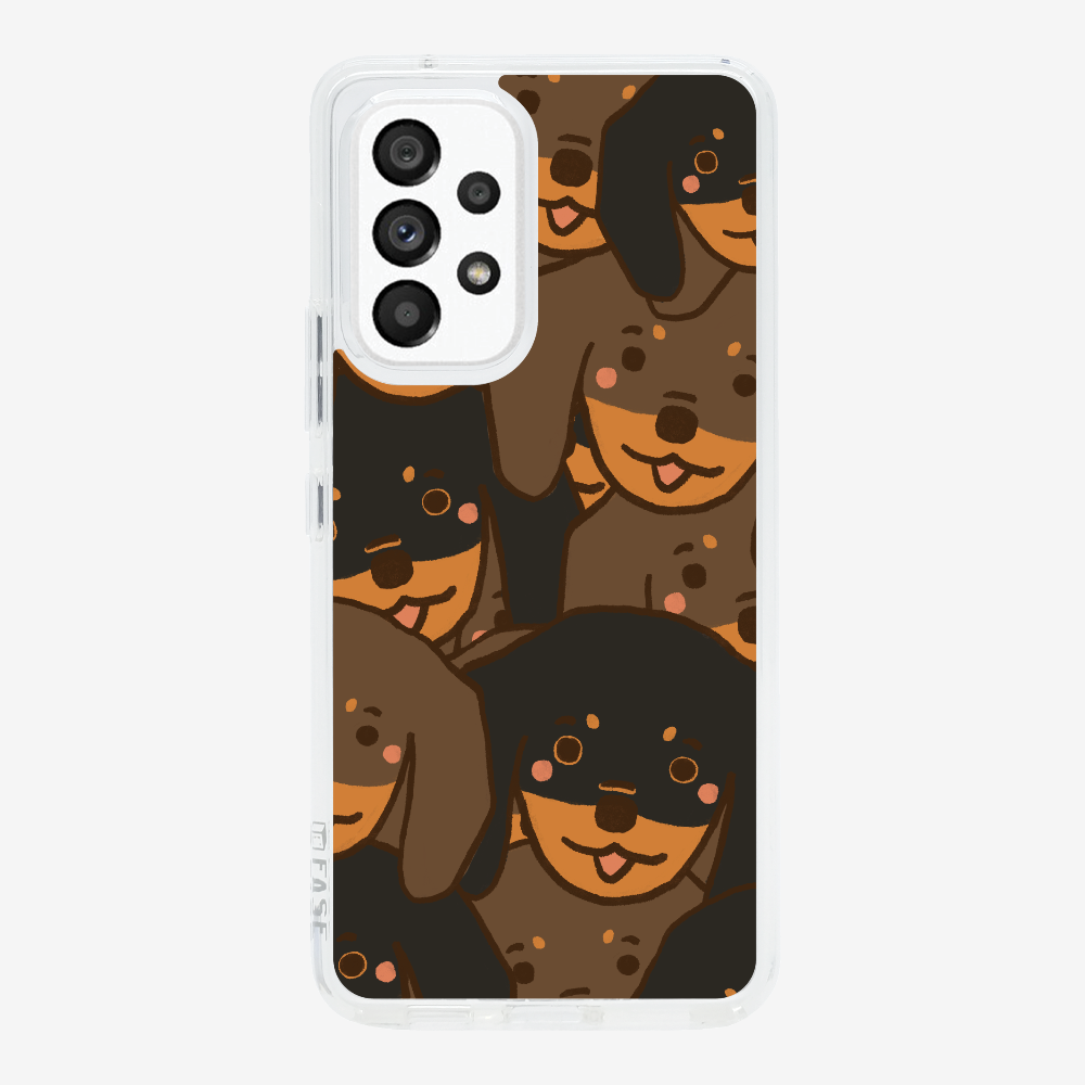 Crowded Dachshund Phone Case