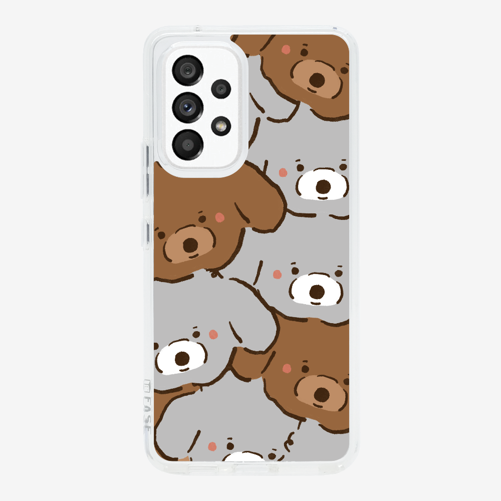 Crowded Poodle Phone Case