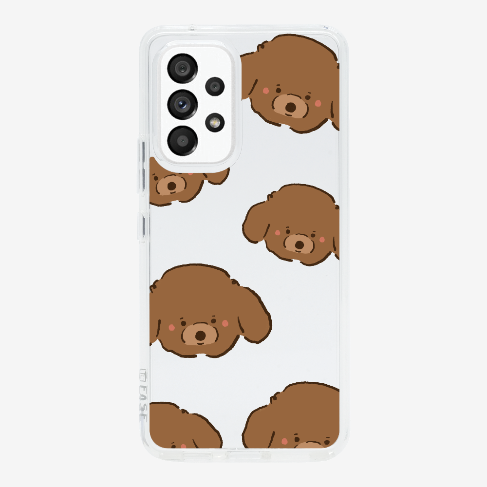 Brown Poodle Wonderland Phone Case