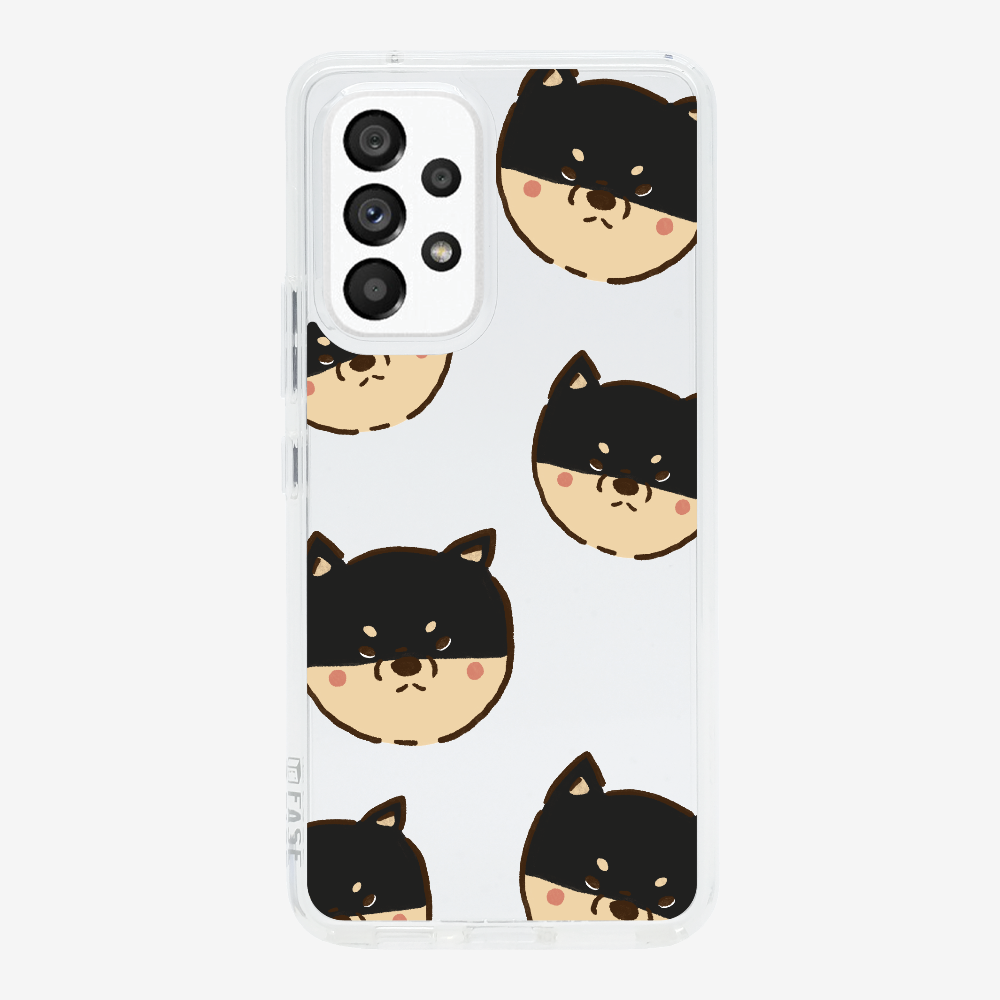 Black Shiba Wonderland Phone Case