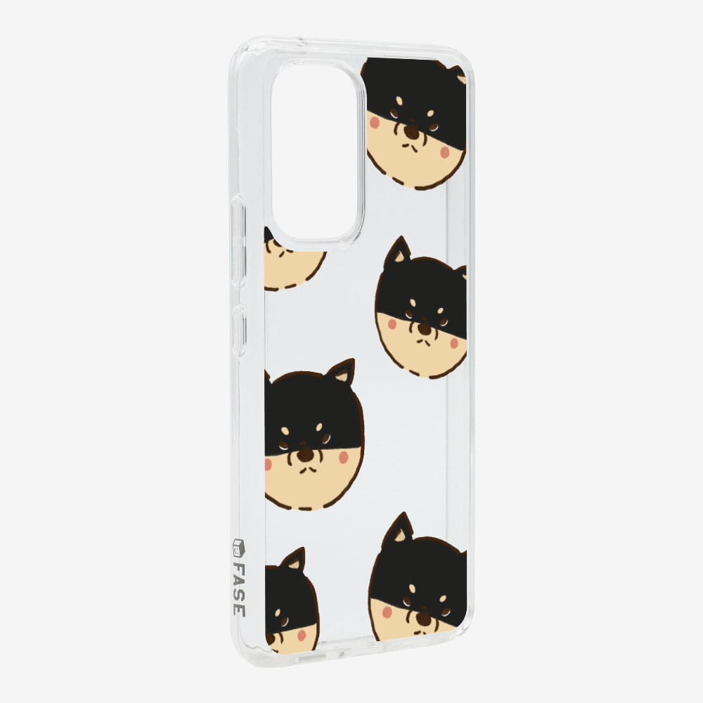 Black Shiba Wonderland Phone Case