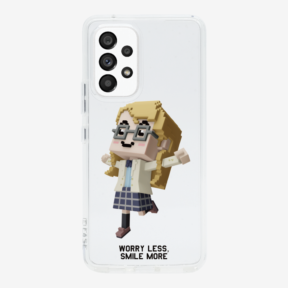 Worry Less, Smile More Phone Case