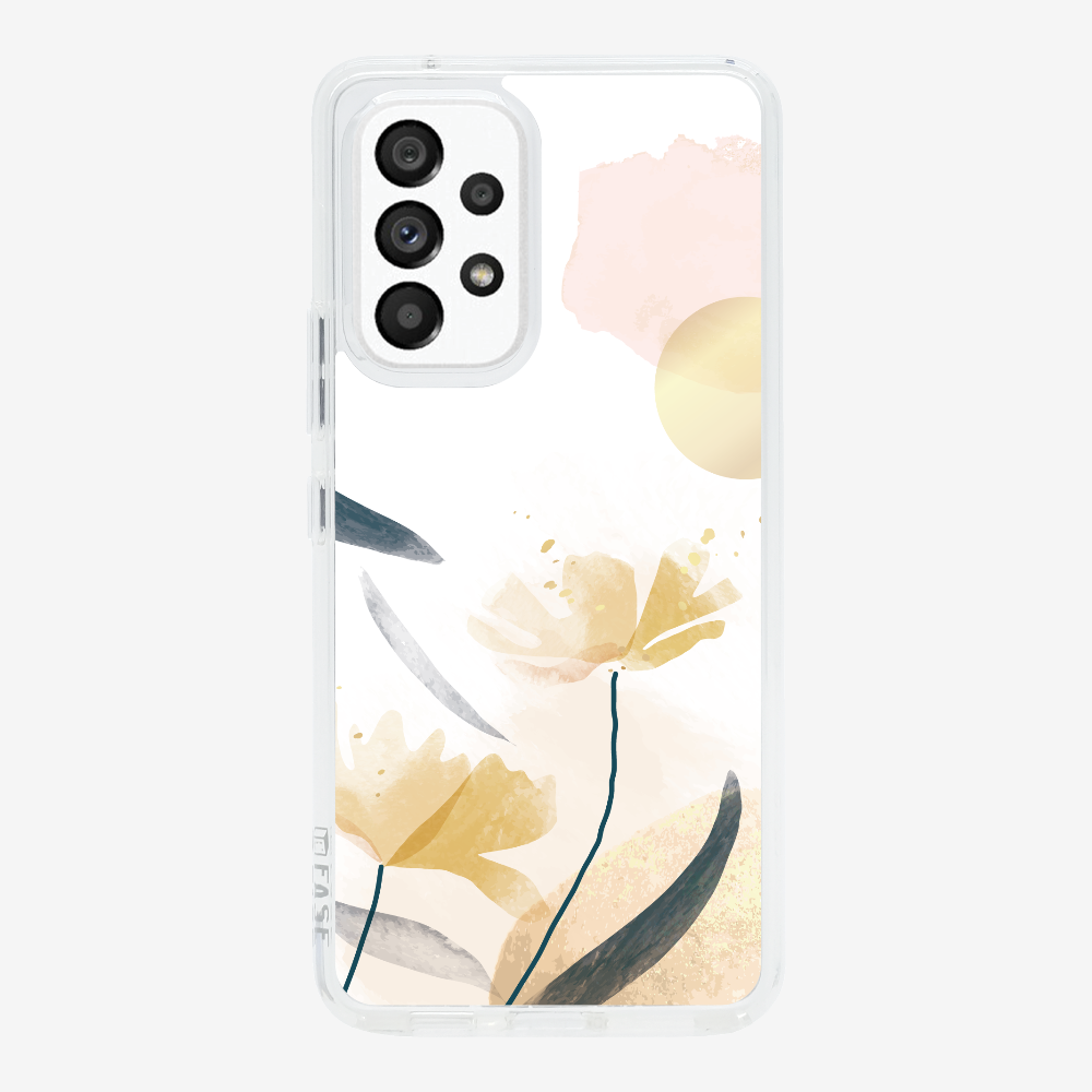 Golden Spring Floral Phone Case