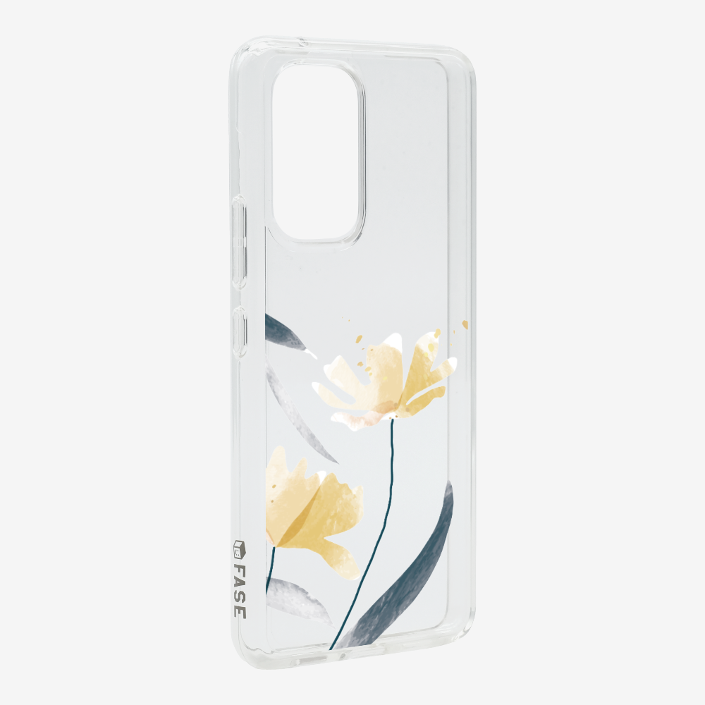 Golden Spring Floral (Transparent) Phone Case