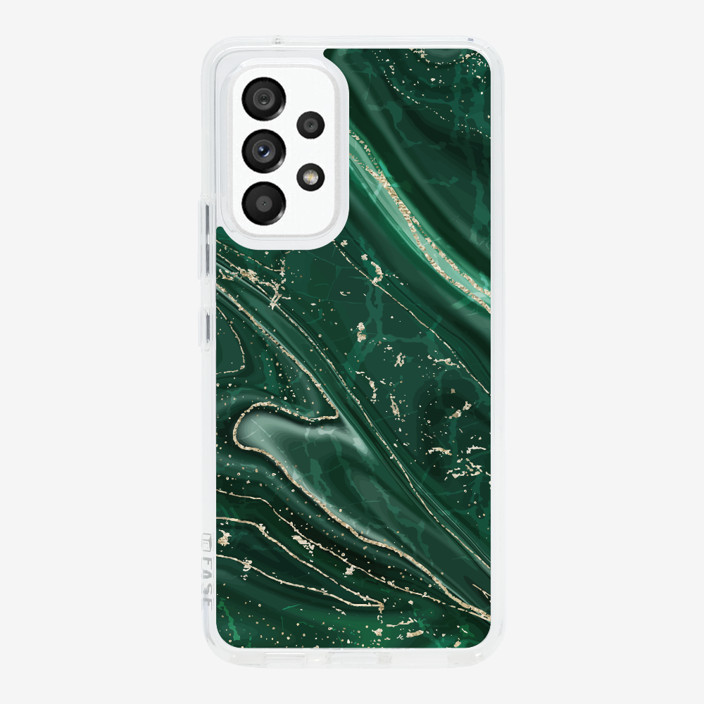 Dark Green Marble Phone Case