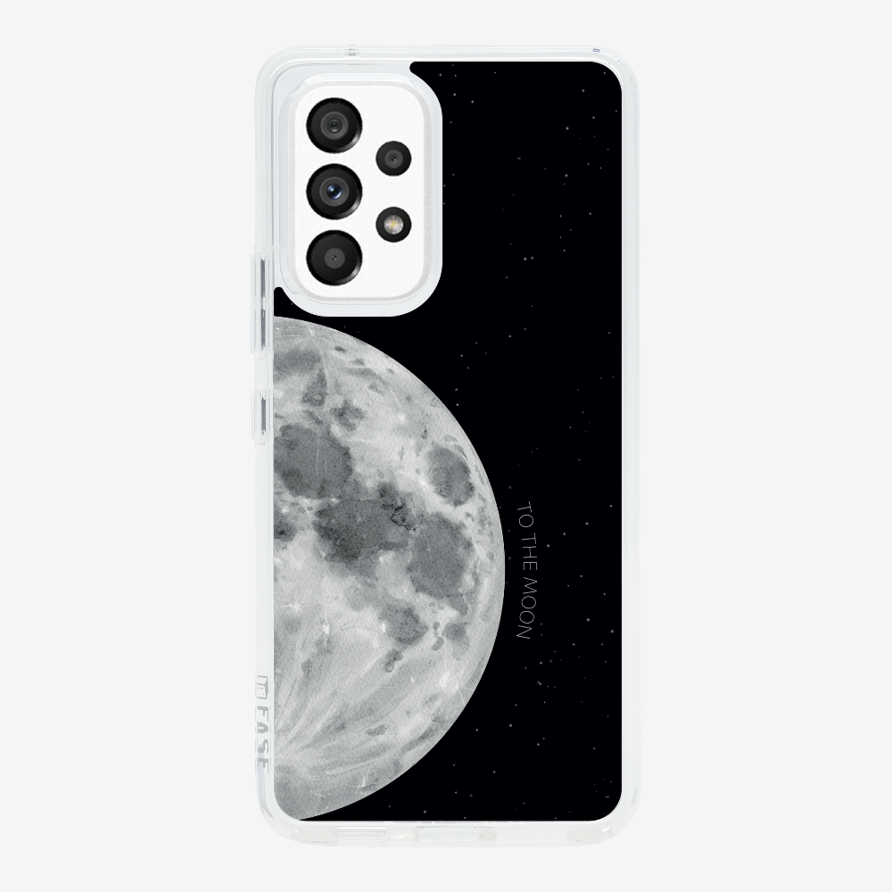 To The Moon (First Quarter) Phone Case