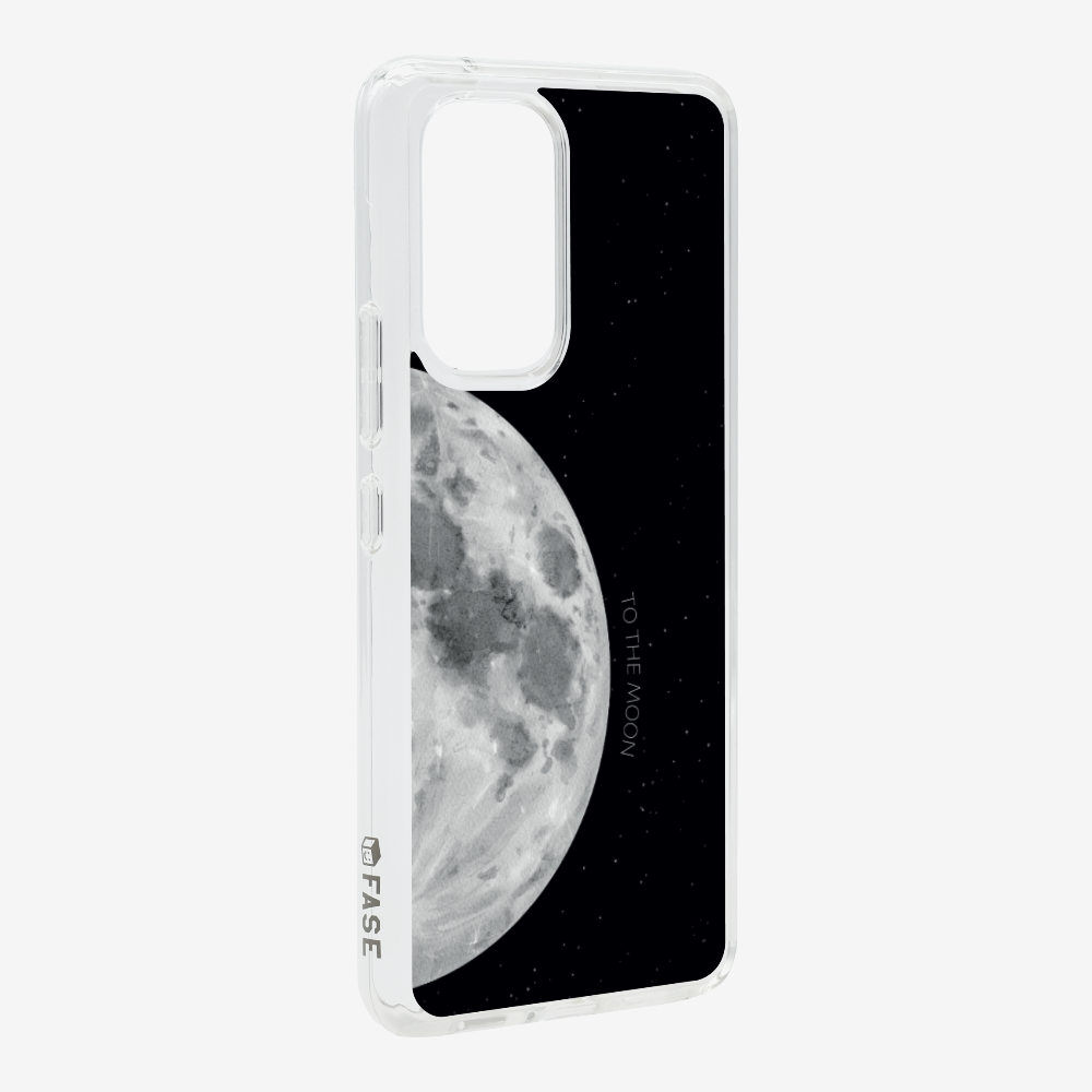 To The Moon (First Quarter) Phone Case