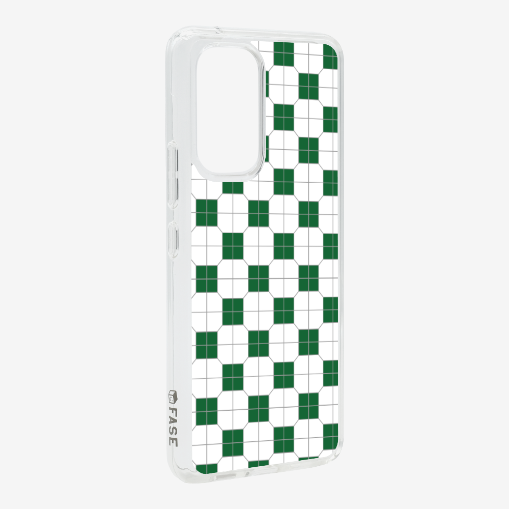 White-green Mosaic Tile Phone Case