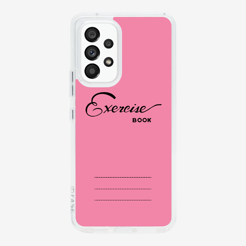 Pink Exercise Book Phone Case