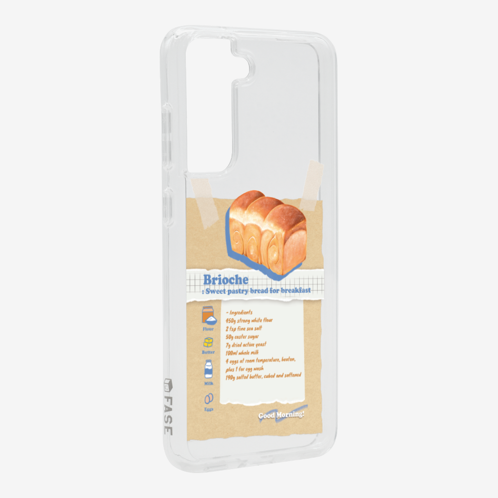 Brioche Bread Recipe Memo Phone Case