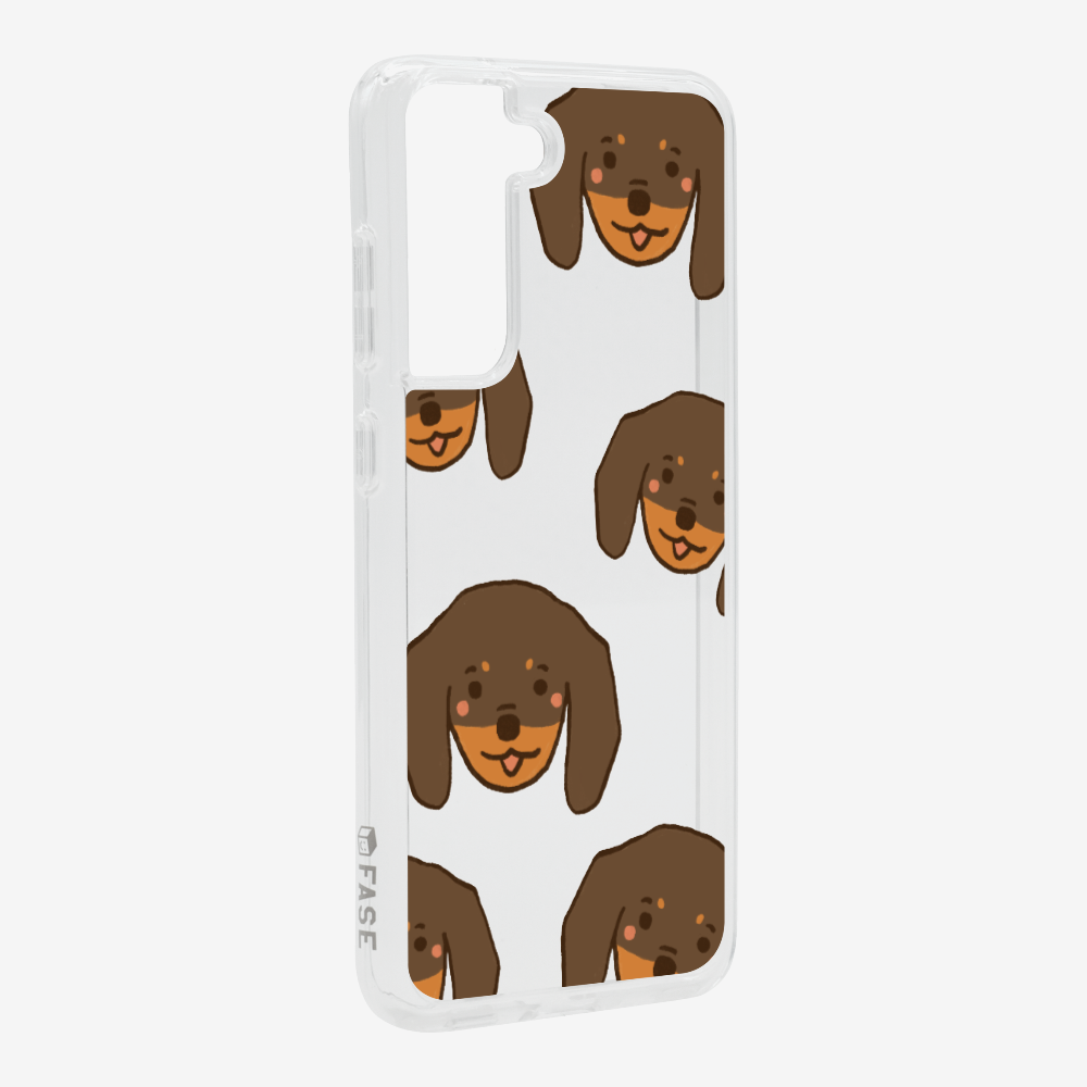 Brown Dachshund Wonderland Phone Case