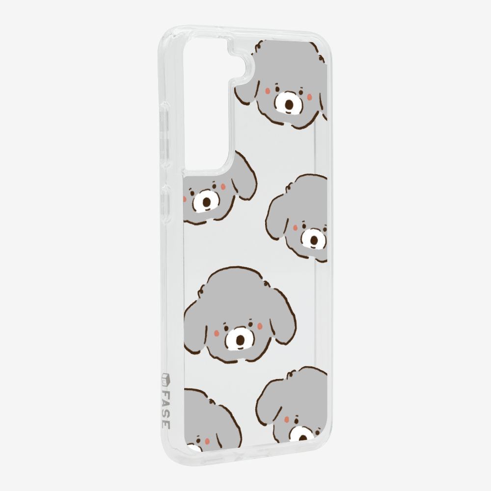 Grey Poodle Wonderland Phone Case