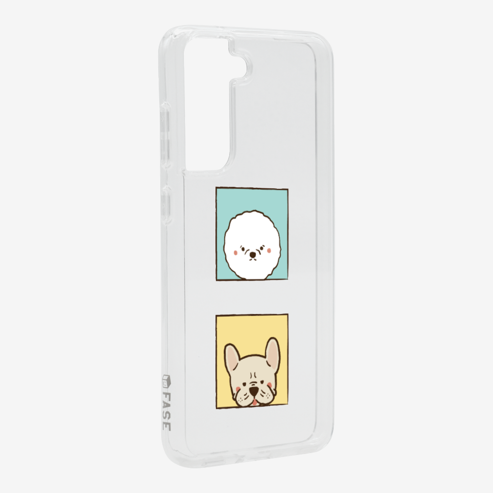 Bichon and Bulldog Phone Case