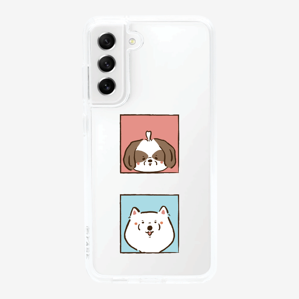 Apso and Samoyed Phone Case