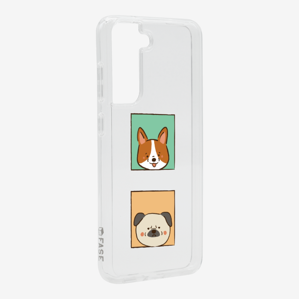 Corgi and Pug Phone Case