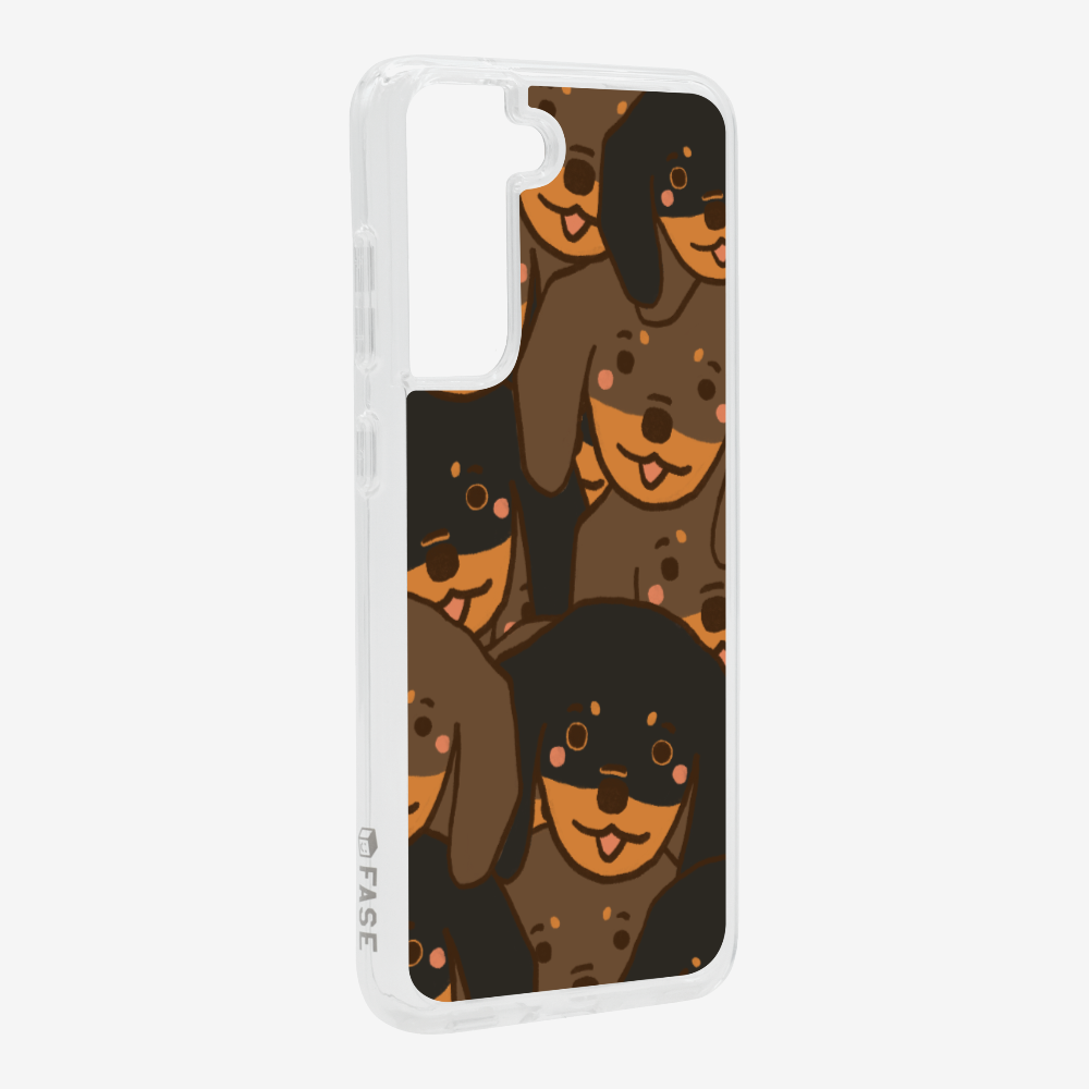 Crowded Dachshund Phone Case