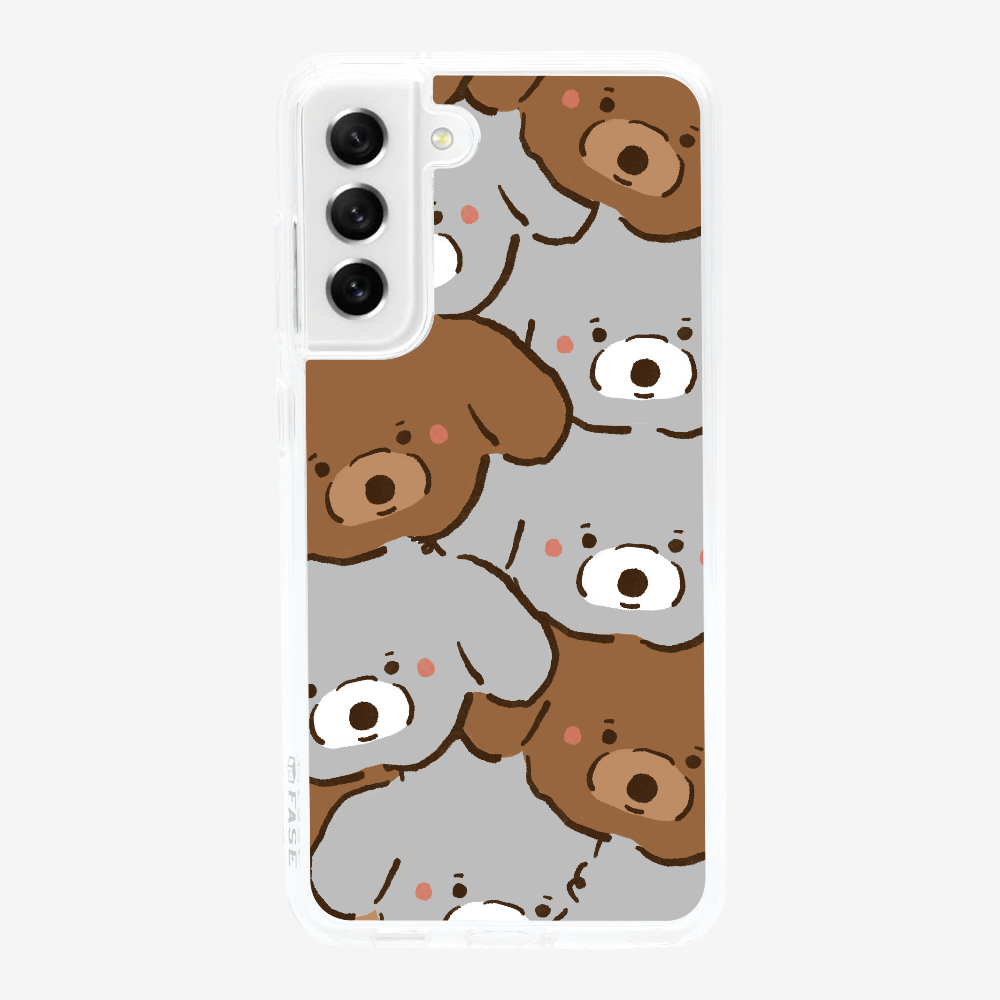 Crowded Poodle Phone Case