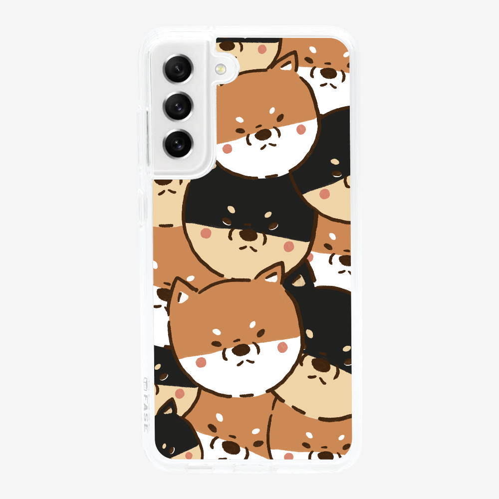 Crowded Shiba Inu Phone Case