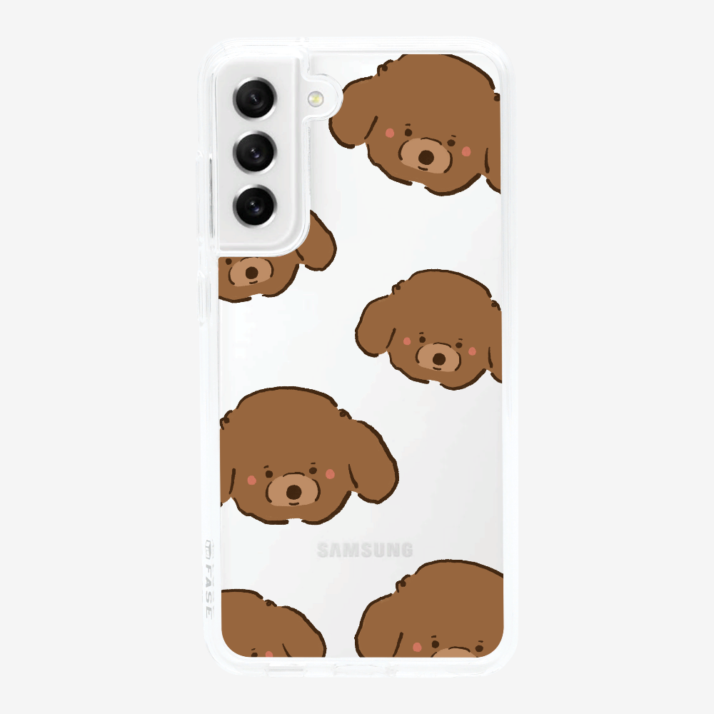 Brown Poodle Wonderland Phone Case