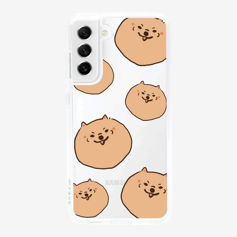 Brown Pomeranian Wonderland Phone Case